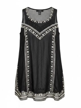 Alfani Petite Sheer Embroidered Top – Size PM